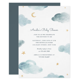 Sweet Dreams Baby Shower Invite