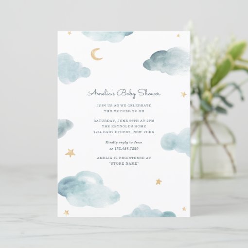 Sweet Dreams Baby Shower Invite | Zazzle