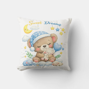 Sweet Dreams Bear Pillow