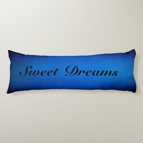 Sweet Dreams Blue Ombre Body Pillow