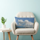 Sweet Dreams Blue Sky, White Clouds Cushion Pillow (Chair)