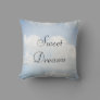 Sweet Dreams Blue Sky, White Clouds Throw Pillow