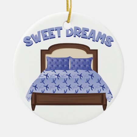 Sweet Dreams Ceramic Ornament