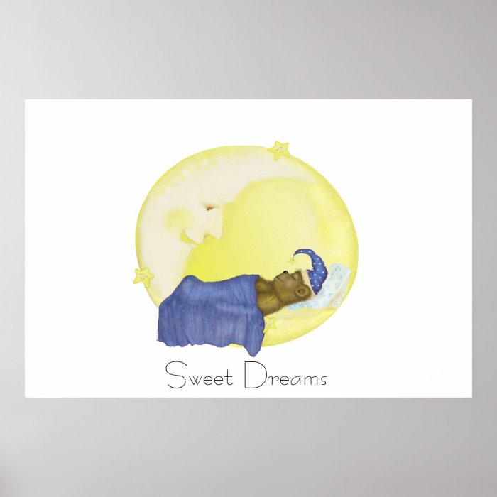 Sweet Dreams   Childs Poster