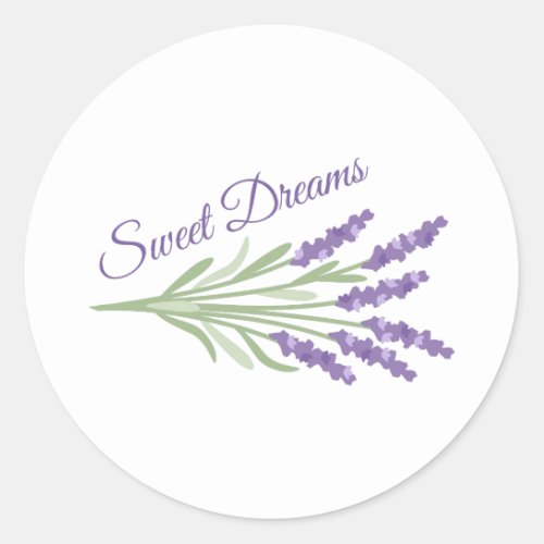 Sweet Dreams Classic Round Sticker