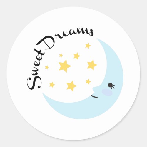 Sweet Dreams Classic Round Sticker