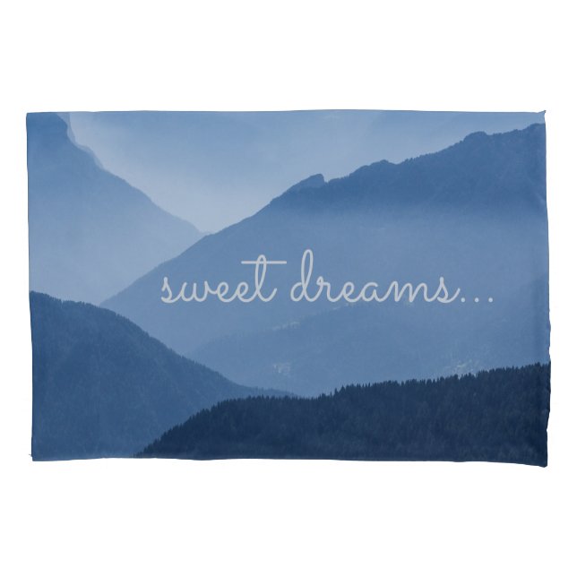 "Sweet Dreams" Custom Single Pillowcase, Standard Pillow Case (Front)