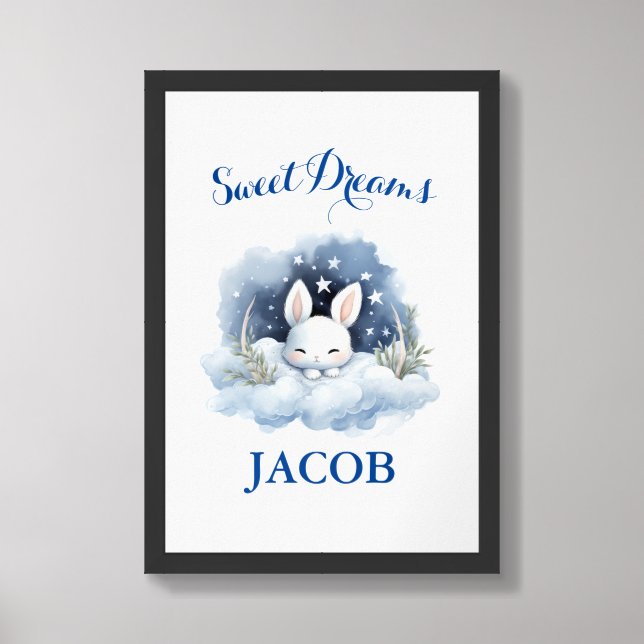 Sweet Dreams Cute Framed Wall Poster (Framed Front)