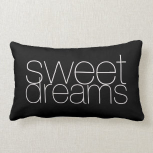 Sweet Dreams Decorative Bedroom Accent Lumbar Pillow