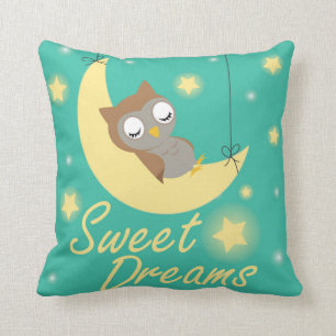 Sweet Dreams design for children. Throw Pillow