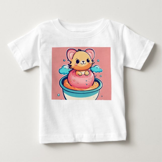 Sweet Dreams & Donut Delights Baby T-Shirt (Front)