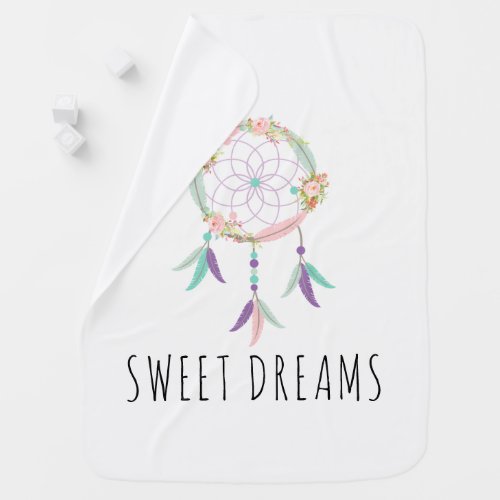 Sweet Dreams Dream Catcher Baby Blanket