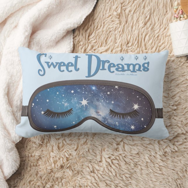 Sweet Dreams Face Mask Lumbar Pillow (Blanket)