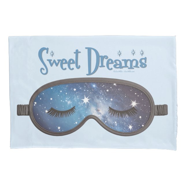 Sweet Dreams Face Mask Pillow Case (Front)