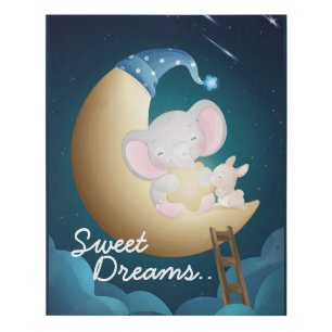 Sweet Dreams Faux Canvas Print