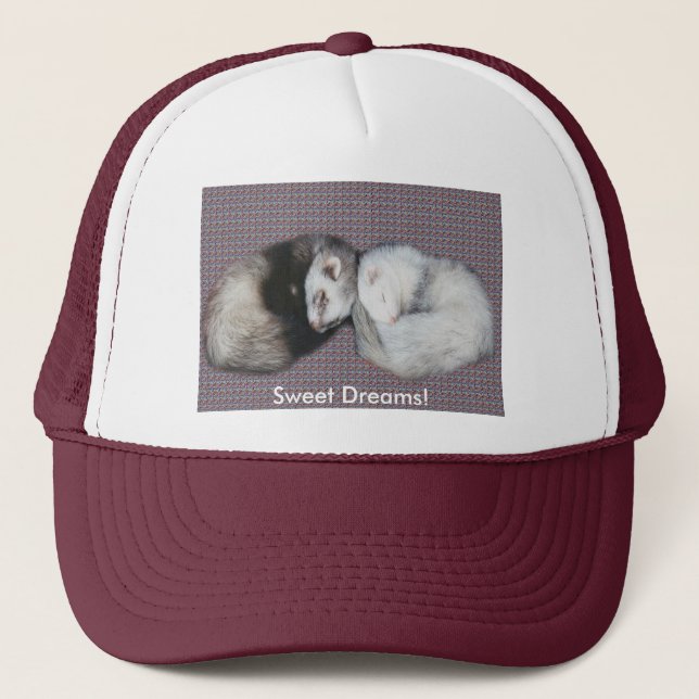 Sweet Dreams Ferrets Hat (Front)