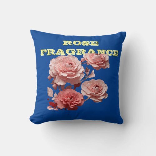 Sweet Dreams in Roses Throw Pillow