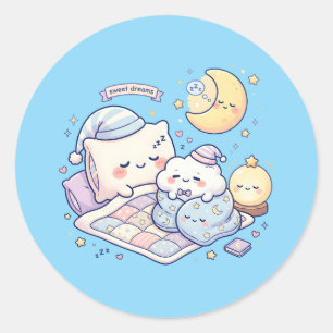 Sweet Dreams Kawaii Mini Sticker Sheet