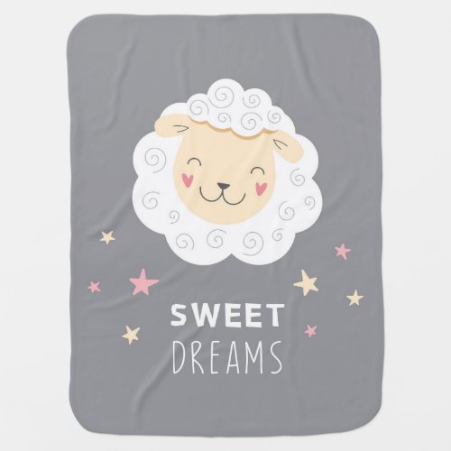 Sweet Dreams Lamb Baby Blanket