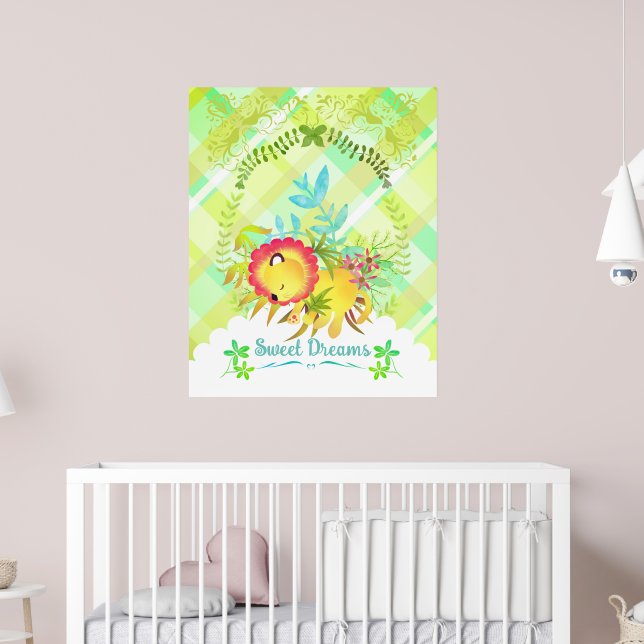 Sweet Dreams Lion Poster (Nursery 2)