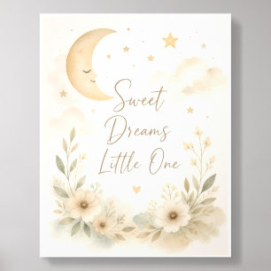 Sweet Dreams Little One Photo Tile Nursery art