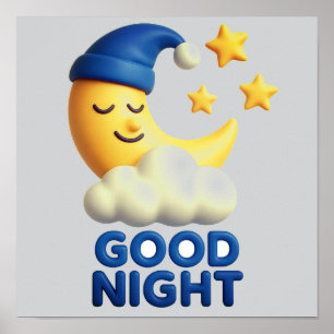 Sweet dreams nursery poster