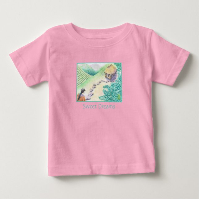 Sweet Dreams Pink Baby T-Shirt (Front)