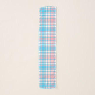 Sweet Dreams Plaid Chiffon Scarf