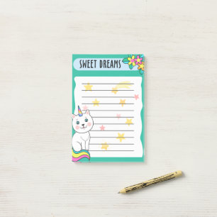 Sweet Dreams Post-It Notes: Cute & Functional Post-it Notes