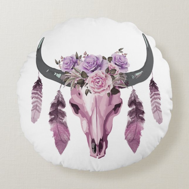 Sweet Dreams Round Pillow (Front)