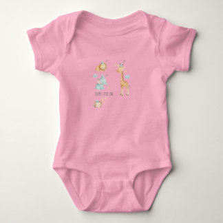 Sweet Dreams Safari Baby Bodysuit | Personalized