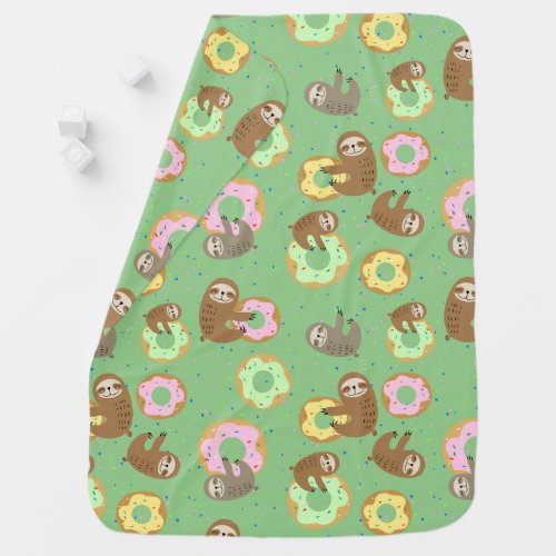 Sweet Dreams Sloths Baby Blanket