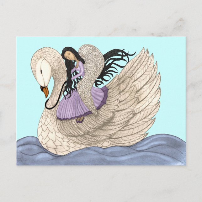 Sweet Dreams (The Angel & The Swan) Postcard (Front)