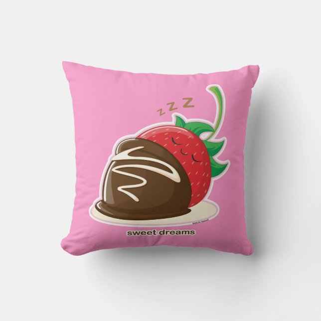 Sweet Dreams Throw Pillow (Front)