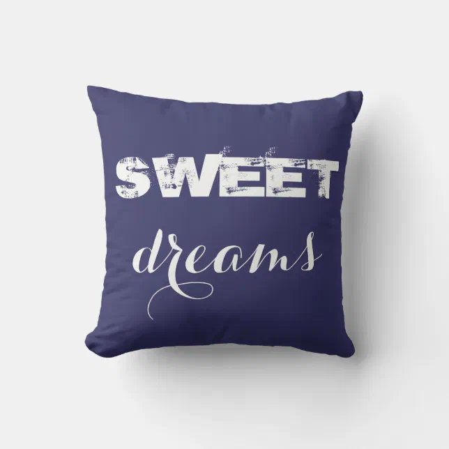 Sweet Dreams Throw Pillow Zazzle