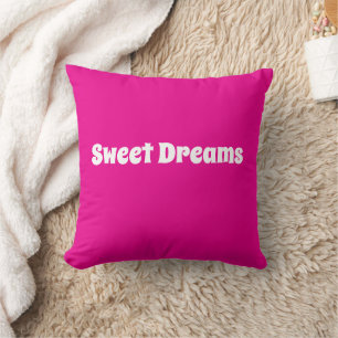 Sweet Dreams Throw Pillow – Cozy Bedroom Decor