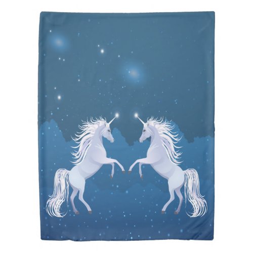 Sweet Dreams Unicorn Twin Size Duvet Cover