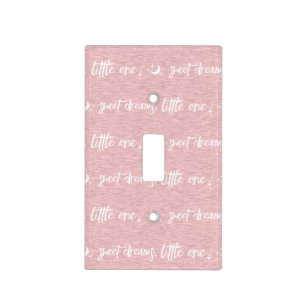 Sweet Dreams Wall Plate - Pink