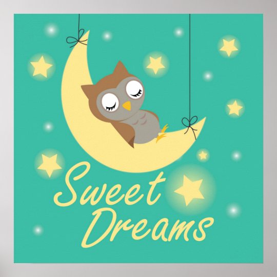 Sweet Dreams wish design. Poster | Zazzle.com