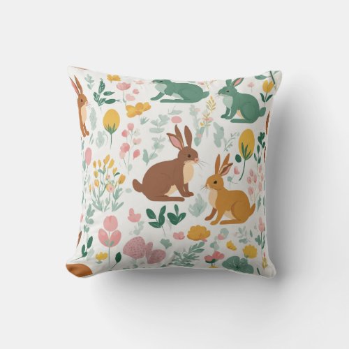 Sweet dreams with a touch of whimsy Throw Pillow