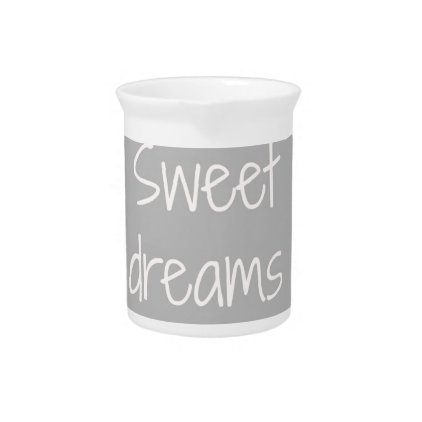 Sweet Dreams With Cats Drink Pitcher