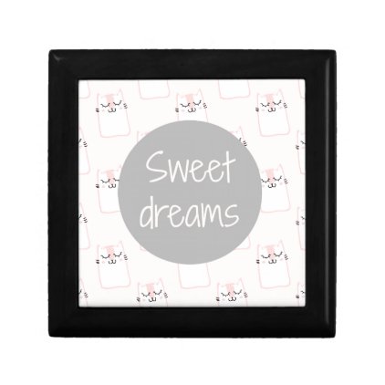 Sweet Dreams With Cats Keepsake Box