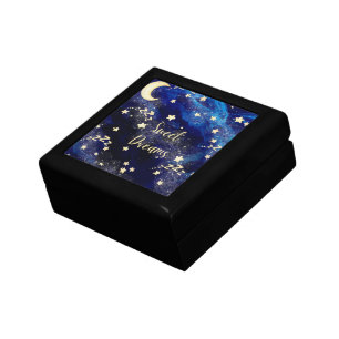Sweet Dreams with Moon and Stars Gift Box