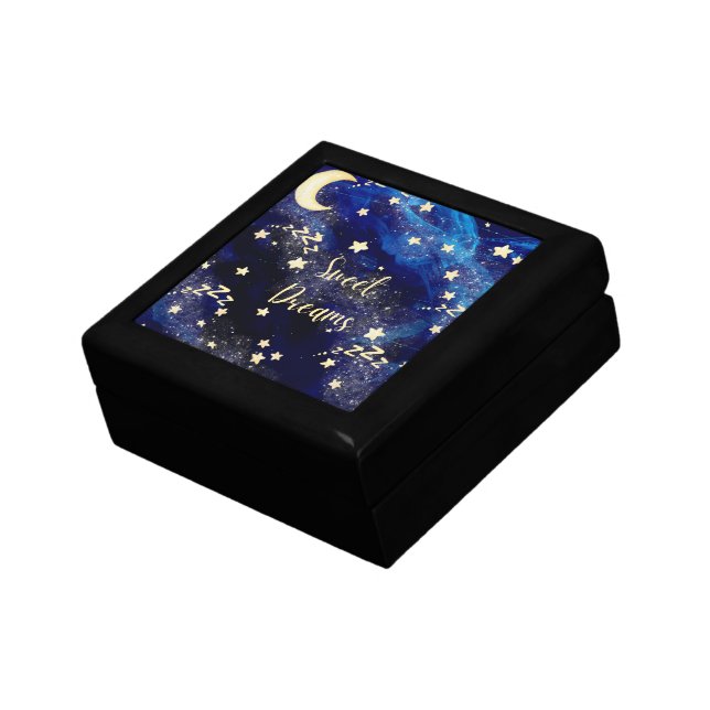 Sweet Dreams with Moon and Stars Gift Box (Side)