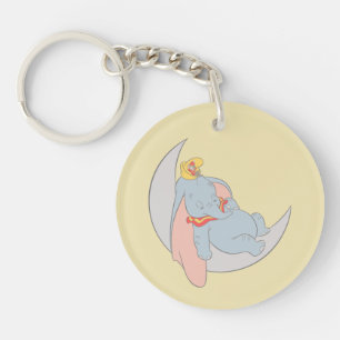 Sweet Dumbo and Timothy Sleeping Keychain