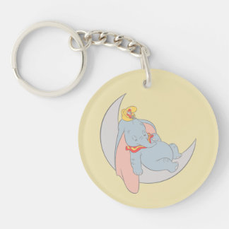 Sweet Dumbo and Timothy Sleeping Keychain