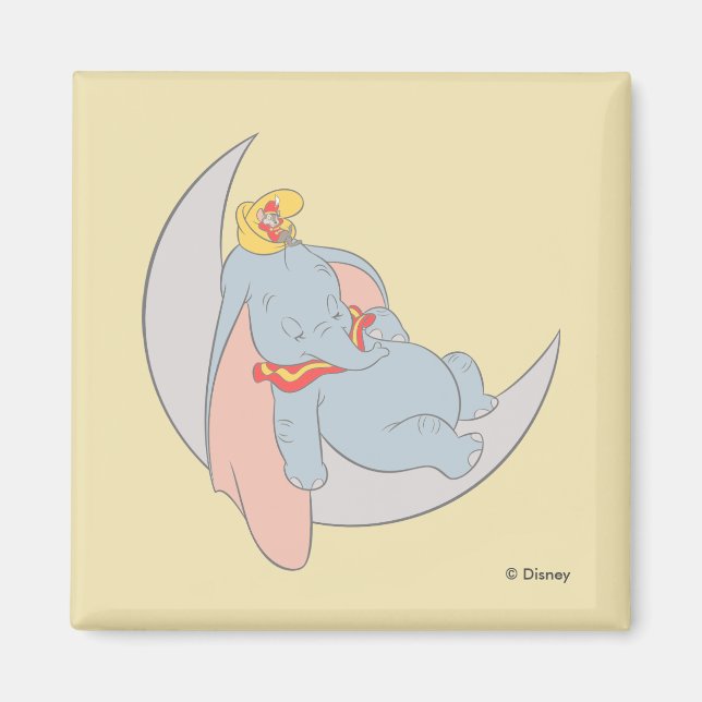 Sweet Dumbo and Timothy Sleeping Magnet (Front)