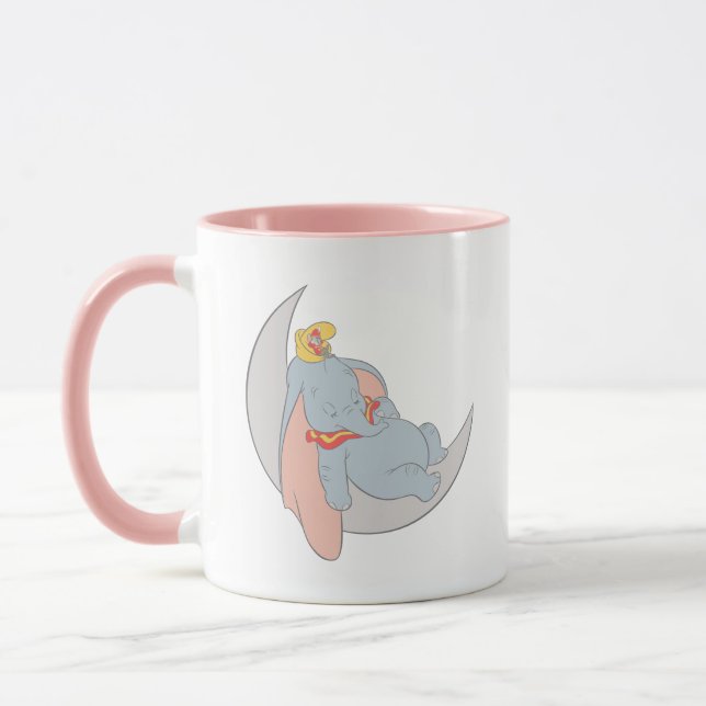 Sweet Dumbo and Timothy Sleeping Mug (Left)