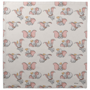Sweet Dumbo Pattern Cloth Napkin