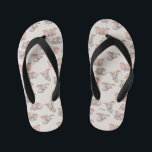 Sweet Dumbo Pattern Kid's Flip Flops<br><div class="desc">This sweet pattern feature's Walt Disney's favorite elephant,  Dumbo.</div>